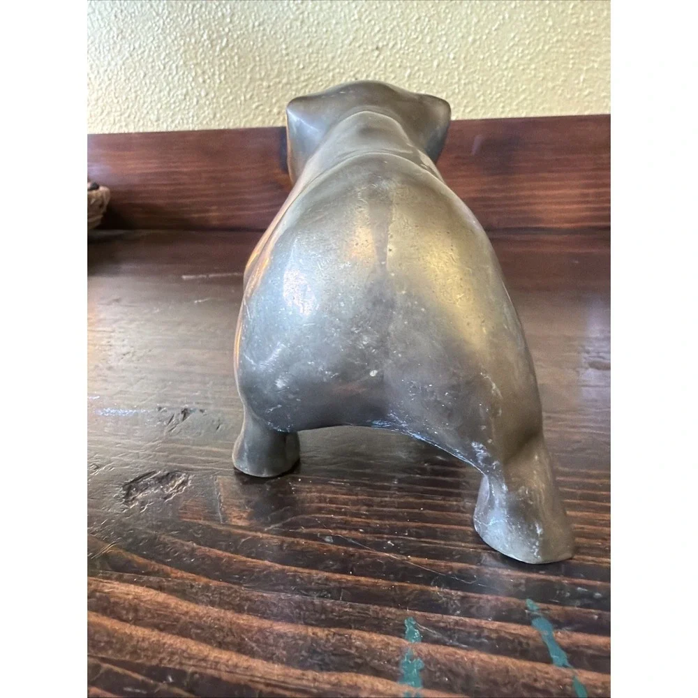 Brass Bear Mid century Minimalist Sculpture